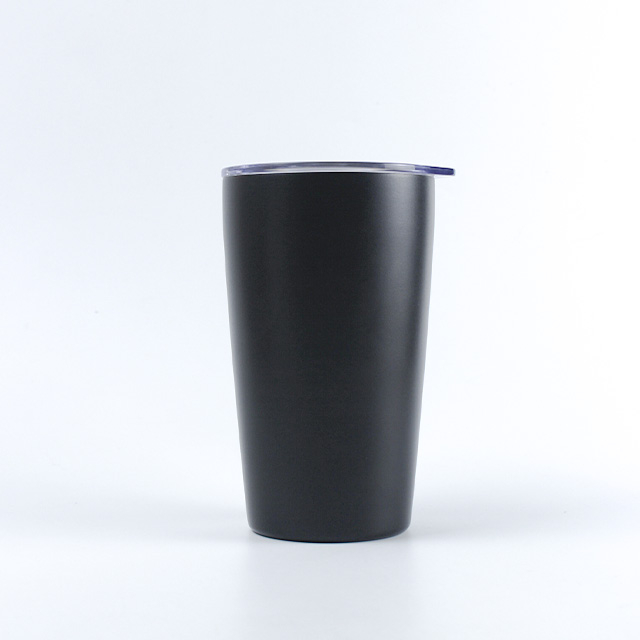 12オンス二重壁18/8ステンレス鋼コーヒーマグ、簡単にきれいな蓋付き