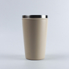 12オンスのステンレス鋼二重壁耐熱サーマルコーヒーマグ、蓋付き