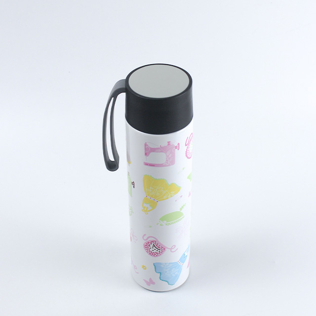  12オンス/350ミリリットルスマート二重壁ステンレス鋼真空断熱水ボトルTravleカップ（ストリップ付き）