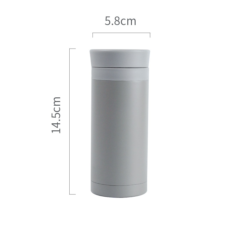 200ml BPAフリー漏れ防止ステンレス鋼二重壁真空断熱ボトル 