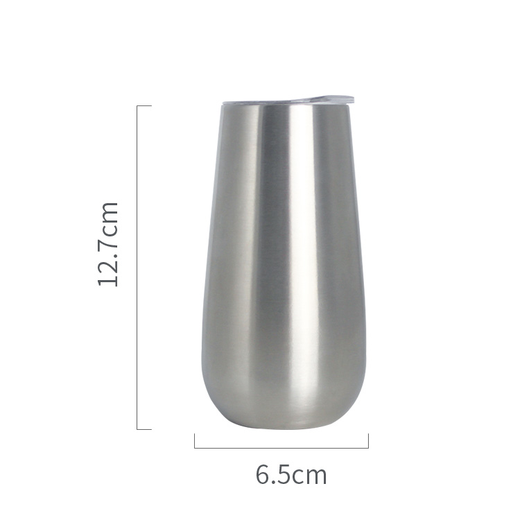 5オンス二重壁ステンレススチール魔法瓶ワインマグエッグタンブラー