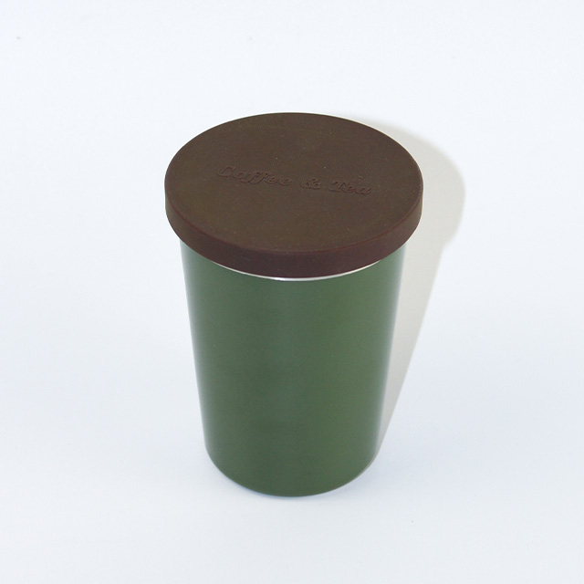 マルチサイズのカスタムロゴ二重壁ステンレススチール真空断熱再利用可能なコーヒーカップ、シリコン蓋付き