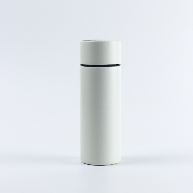 スーパーミニボトル日本 120 ミリリットルポケット二重壁 316 ステンレス鋼魔法瓶魔法瓶スマート LED 温度魔法瓶マグ