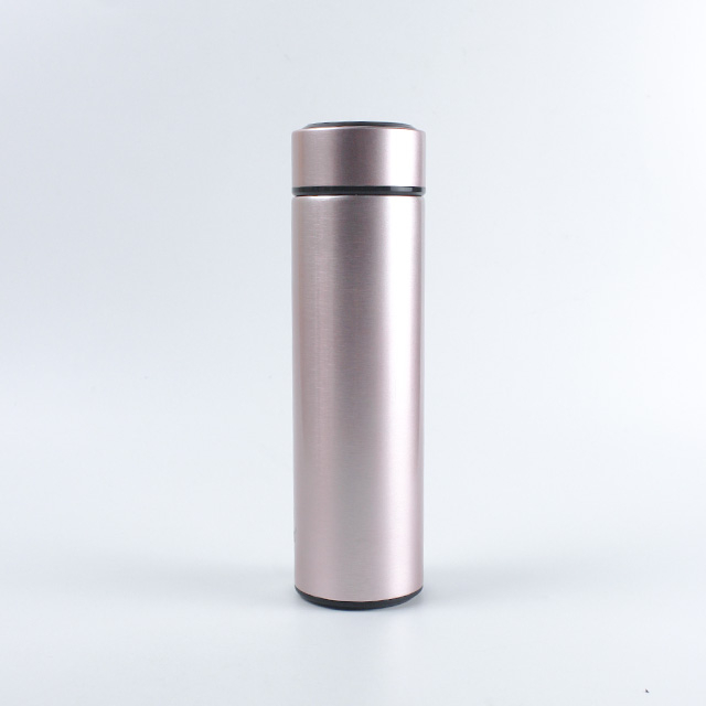 電気めっきペイント 15 オンスデジタルサーマルボトルステンレス鋼二重壁スマート保温水ボトル魔法瓶フラスコ