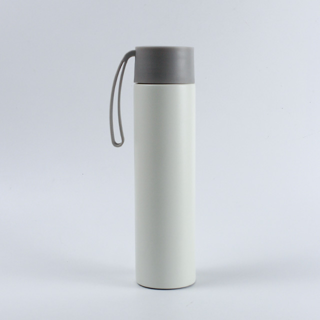  12オンス/350ミリリットルスマート二重壁ステンレス鋼真空断熱水ボトルTravleカップ（ストリップ付き）